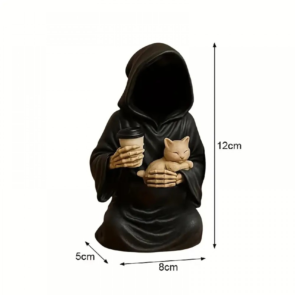 YY5920 Gotik Azrail Heykeli Biblo Silikon Kalıp YY5920 Gotik Azrail Heykeli Biblo Silikon Kalıp